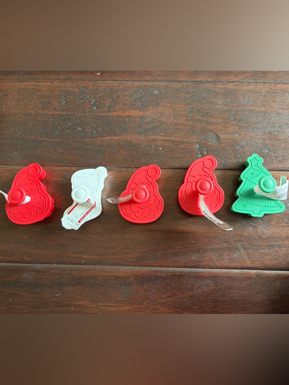 Celebrate It Christmas Cookie Stamp Set in Red, White & Green